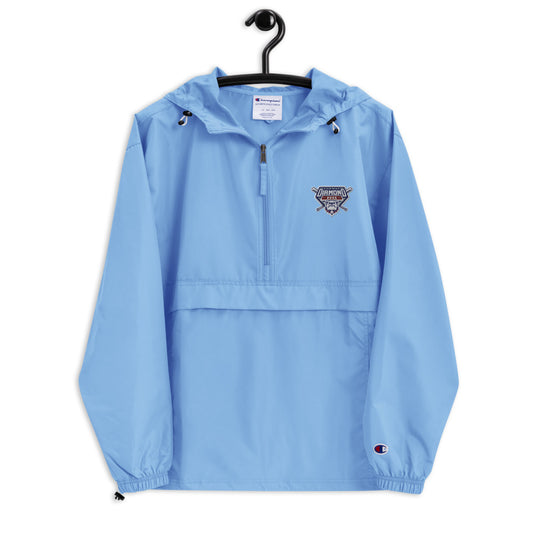 Mens Embroidered Champion Packable Jacket